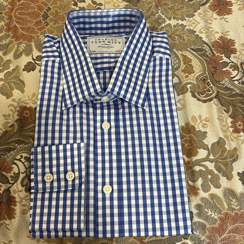 Mens designer dress shirt